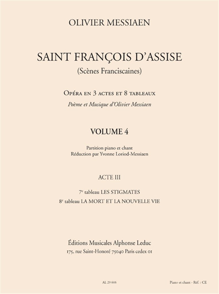 Saint Francois D'Assise - Volume 4